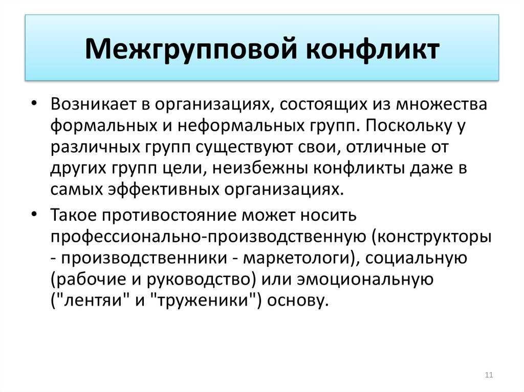 Пример конфликта: межгруппового, группового, между личностью и группой | mma-spb.ru