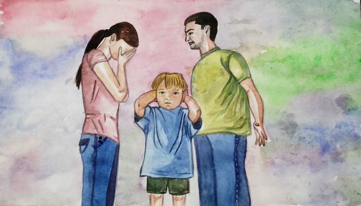 Мама папа ссорятся. Семья рисунок. Рисунок на тему семья. Родители и дети. Родители и дети рисунок.