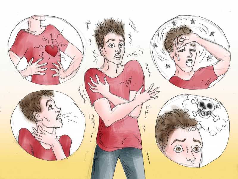 Панические атаки при шейном или грудном остеохондрозе: симптомы, взаимосвязь, приступы паники